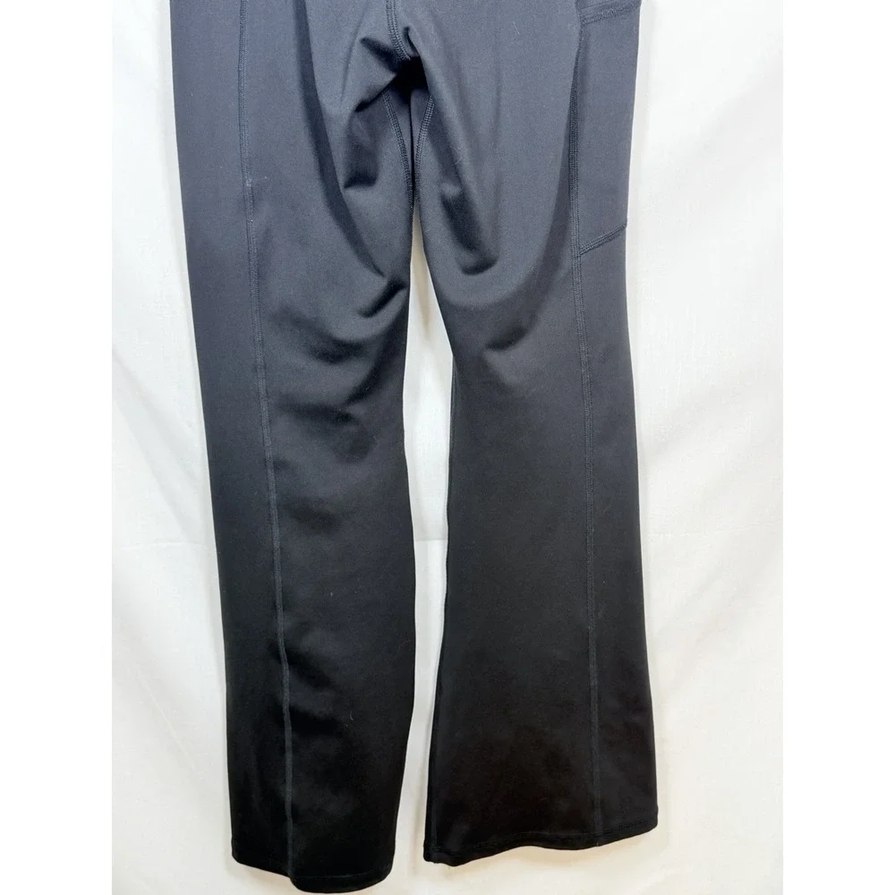 Abercrombie Kids YPB Flare Leggings Girls 13/14 Black Athletic Yoga Pants‎